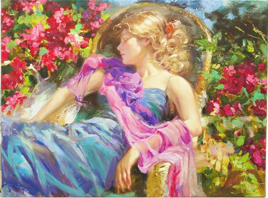 Vladimir Volegov Sun Drenched Garden